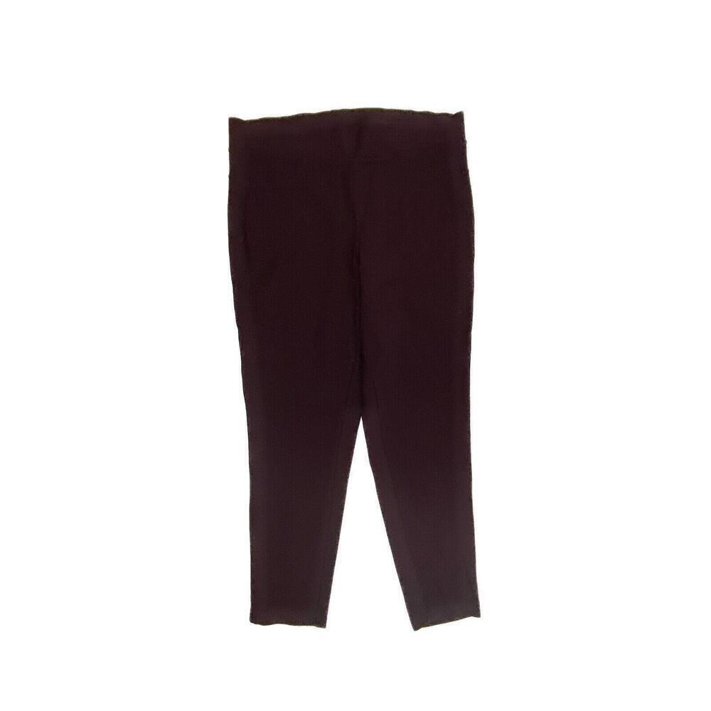 Avenue Pull On Skinny Women's size 14 Dark Red Burgundy Denim jeans‎
